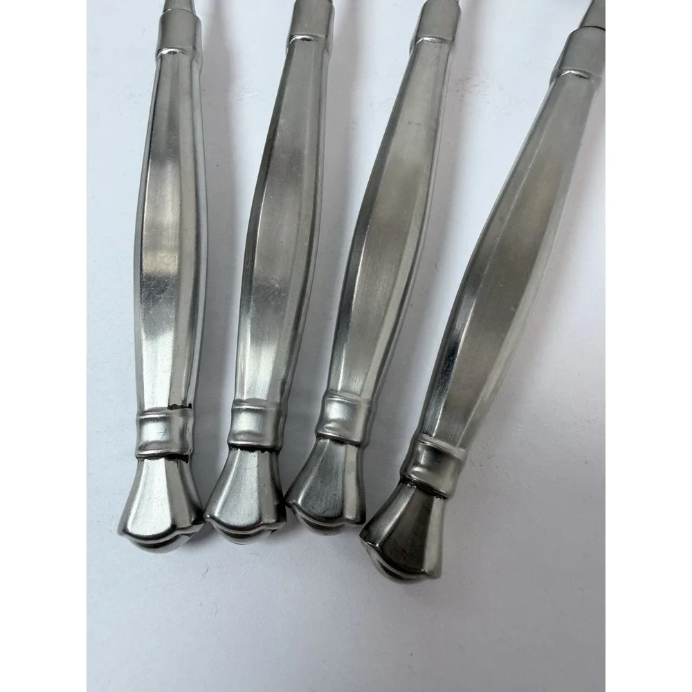 4 - Oneida ACT II / ACT 2 Satin Cube Mark Stainless Flatware 6 1/2